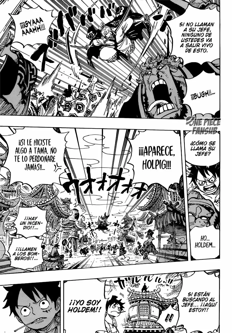 One Piece Capitulo 916: Una gran contienda de sumos en el pais de Wano página 16