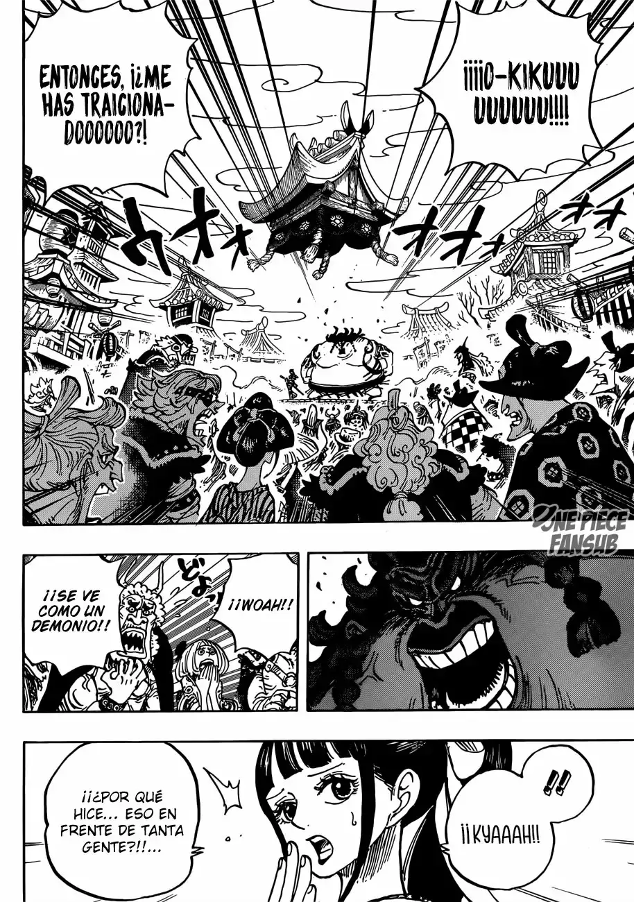 One Piece Capitulo 916: Una gran contienda de sumos en el pais de Wano página 4
