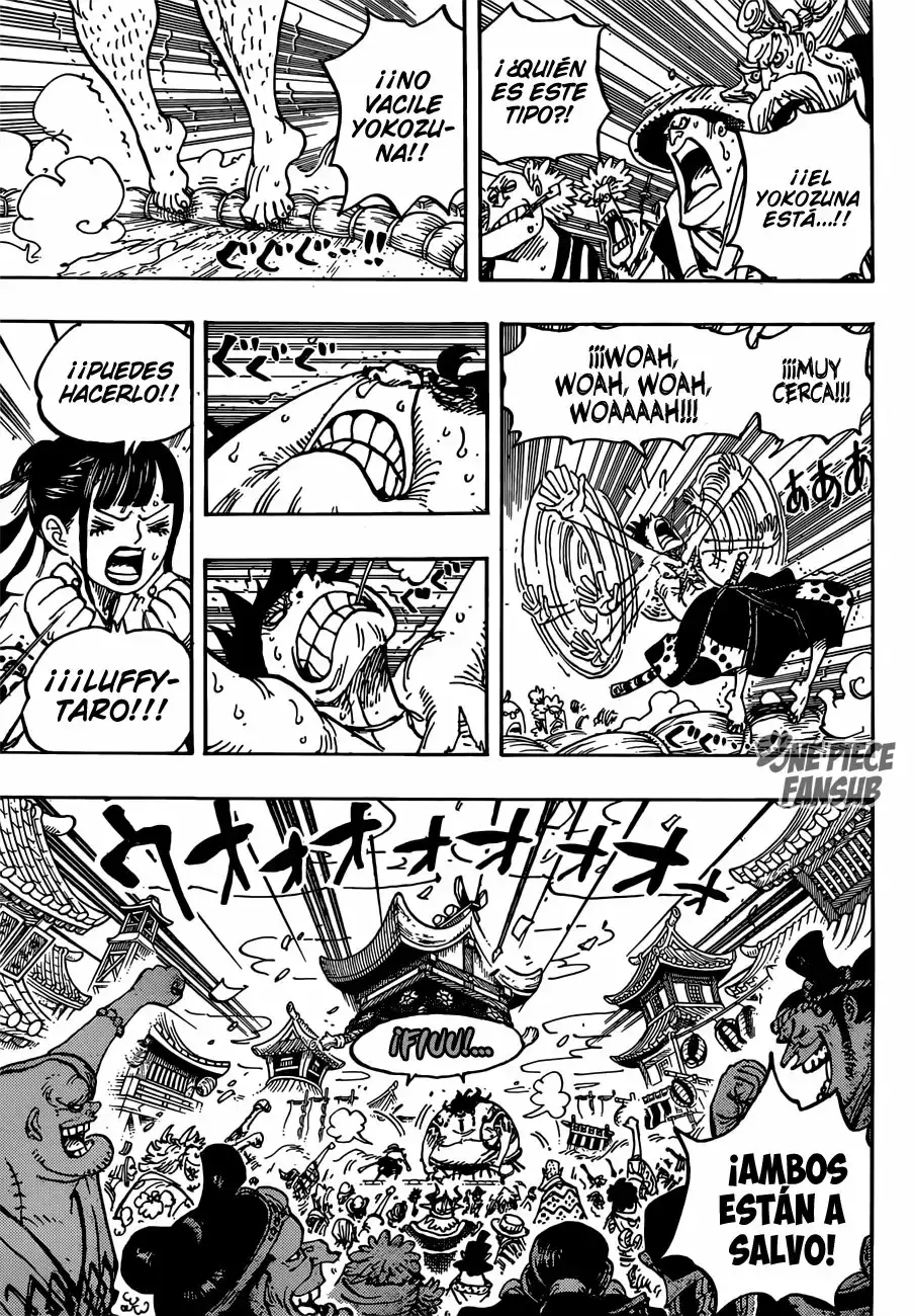 One Piece Capitulo 916: Una gran contienda de sumos en el pais de Wano página 7