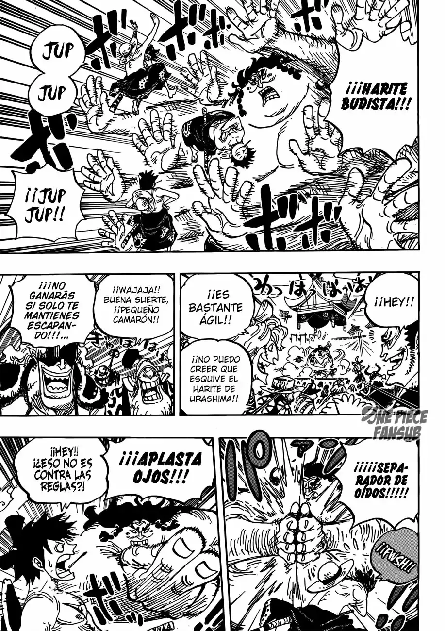 One Piece Capitulo 916: Una gran contienda de sumos en el pais de Wano página 9