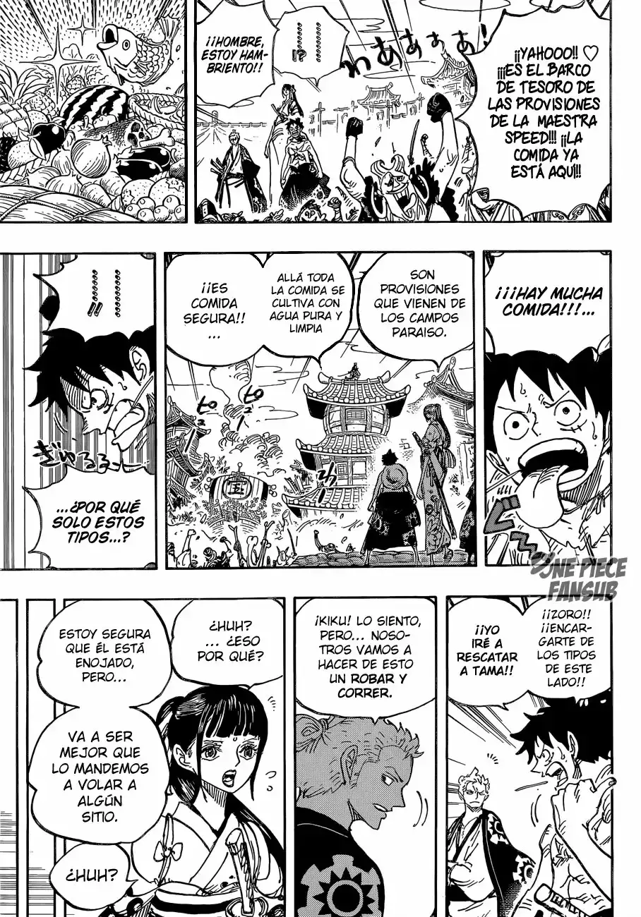 One Piece Capitulo 917: LA NAVE TESORO DE LAS PROVISIONES página 12
