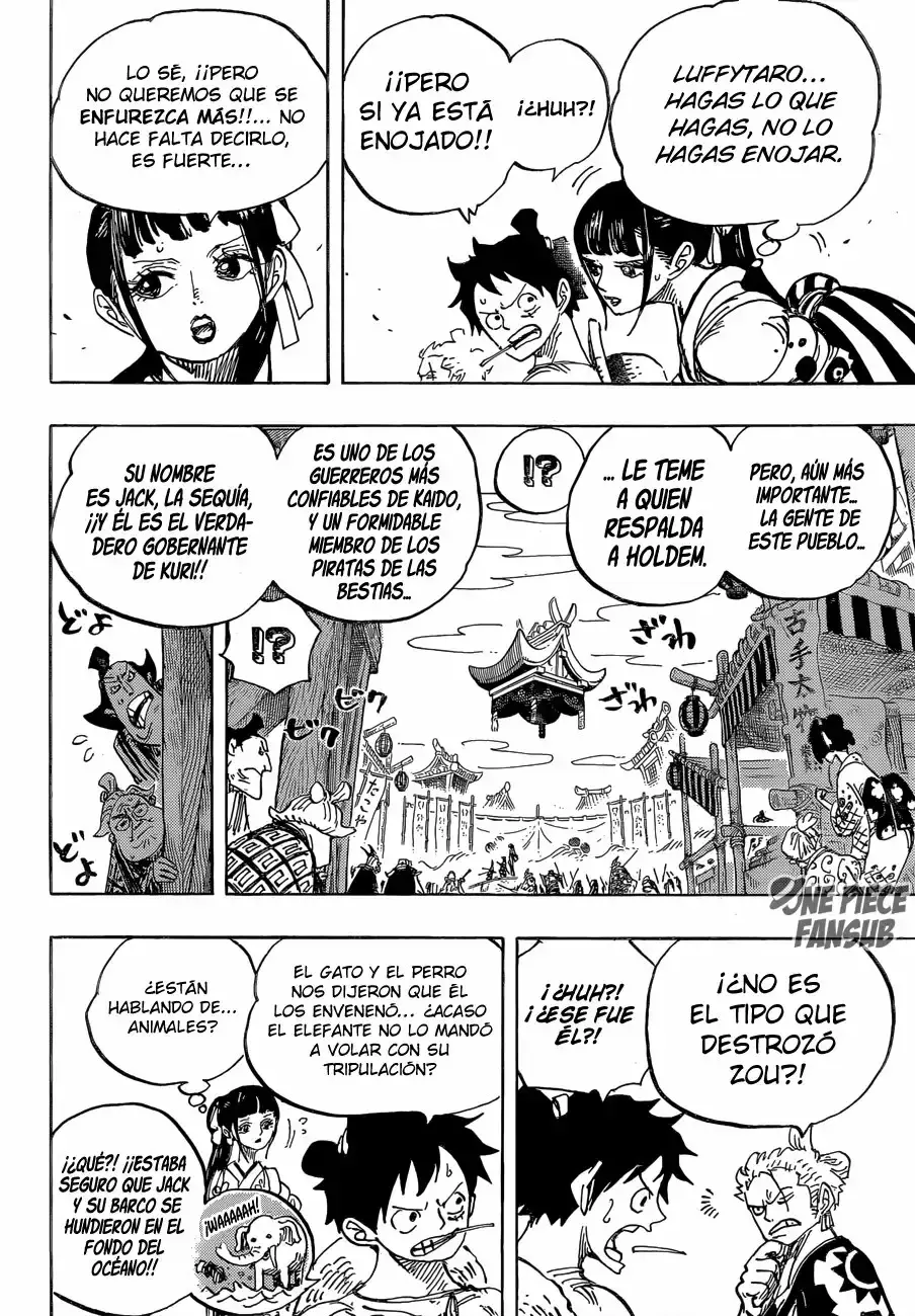 One Piece Capitulo 917: LA NAVE TESORO DE LAS PROVISIONES página 9