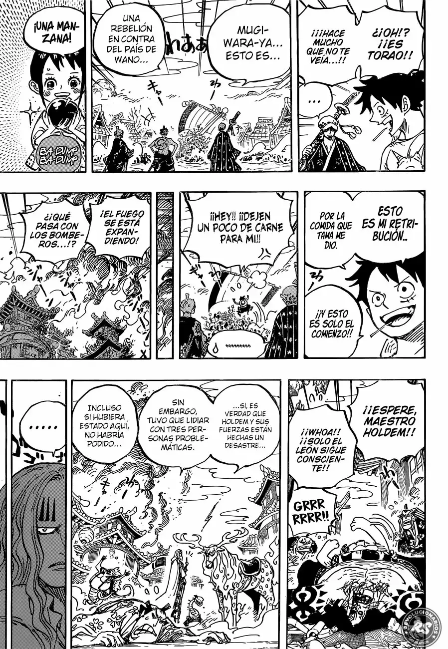 One Piece Capitulo 918: Luffy-taro regresa el favor página 15
