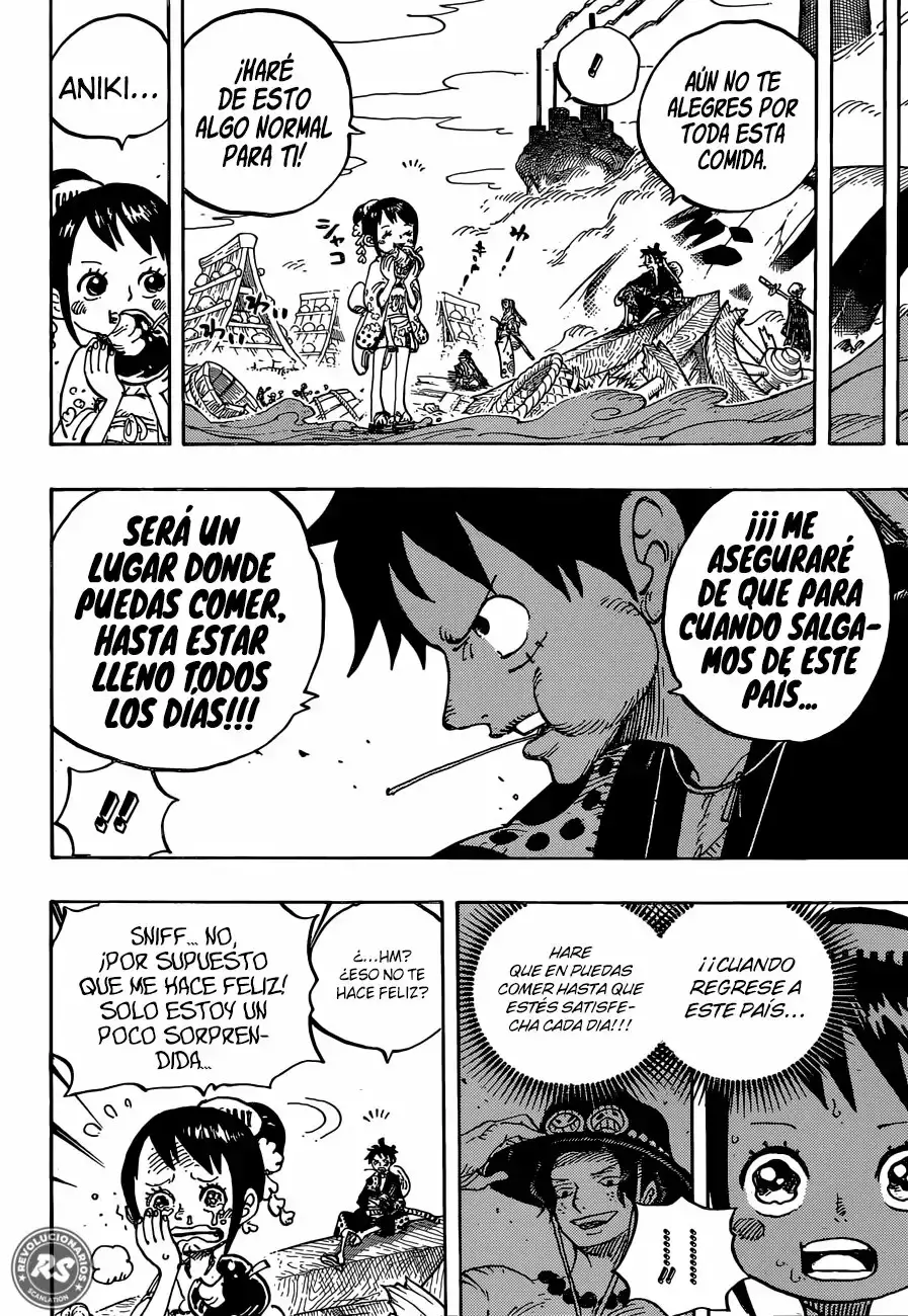 One Piece Capitulo 918: Luffy-taro regresa el favor página 16