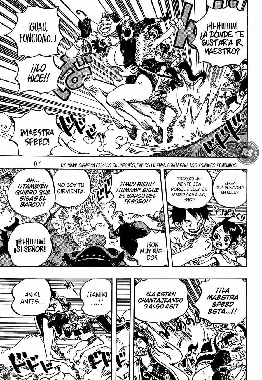 One Piece Capitulo 918: Luffy-taro regresa el favor página 6