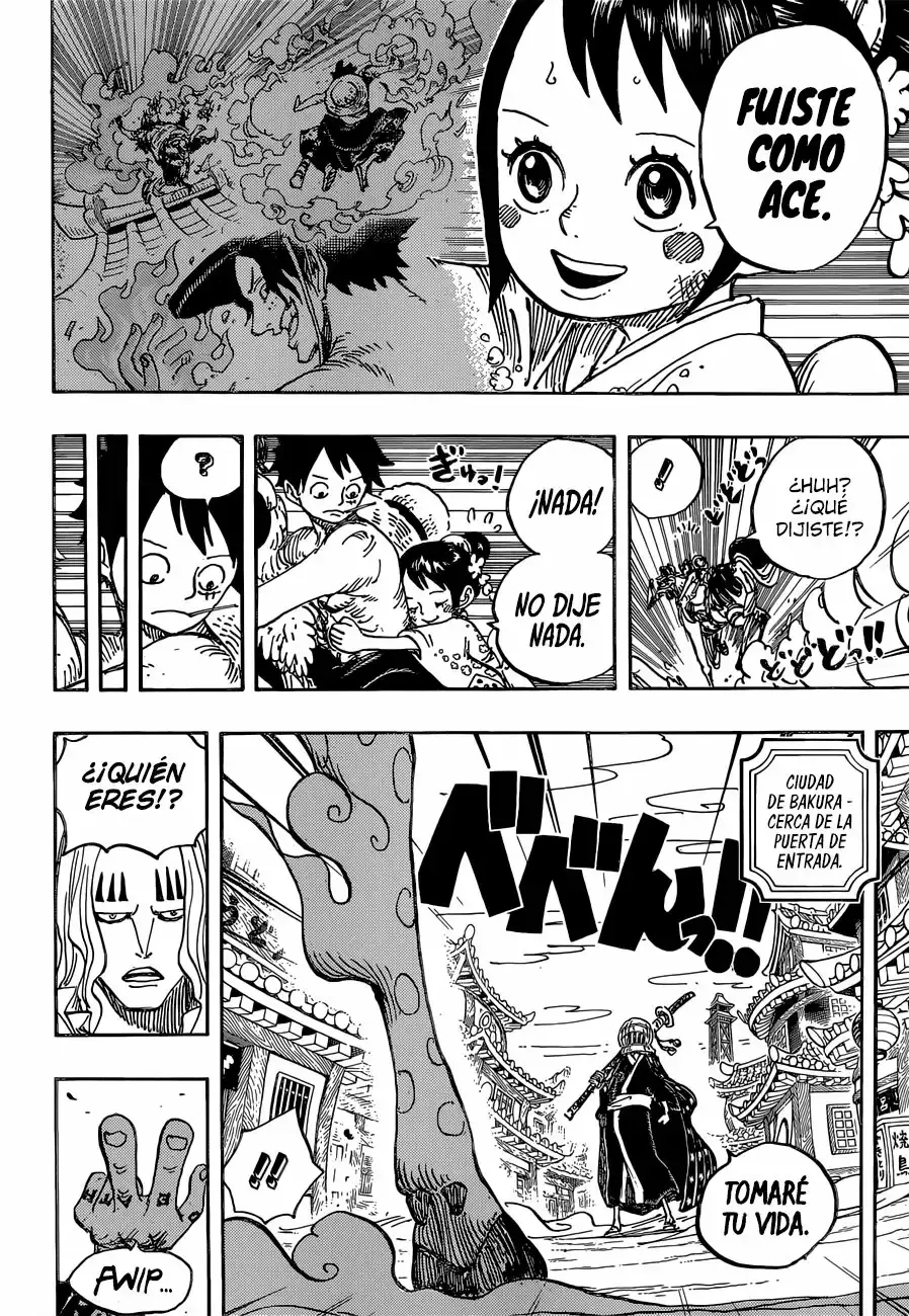 One Piece Capitulo 918: Luffy-taro regresa el favor página 7