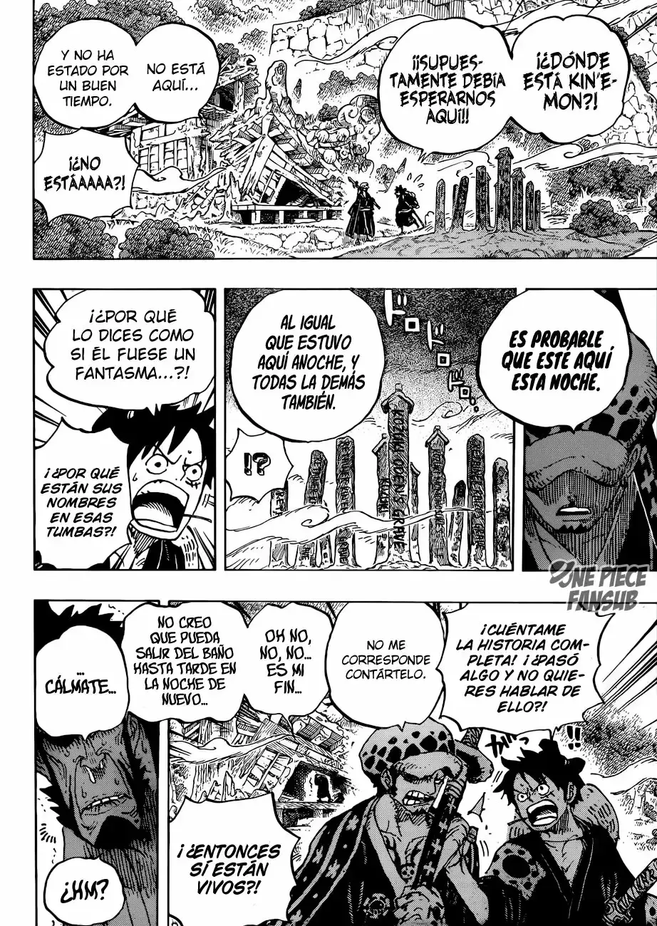 One Piece Capitulo 919: Las ruinas del castillo de Oden página 11