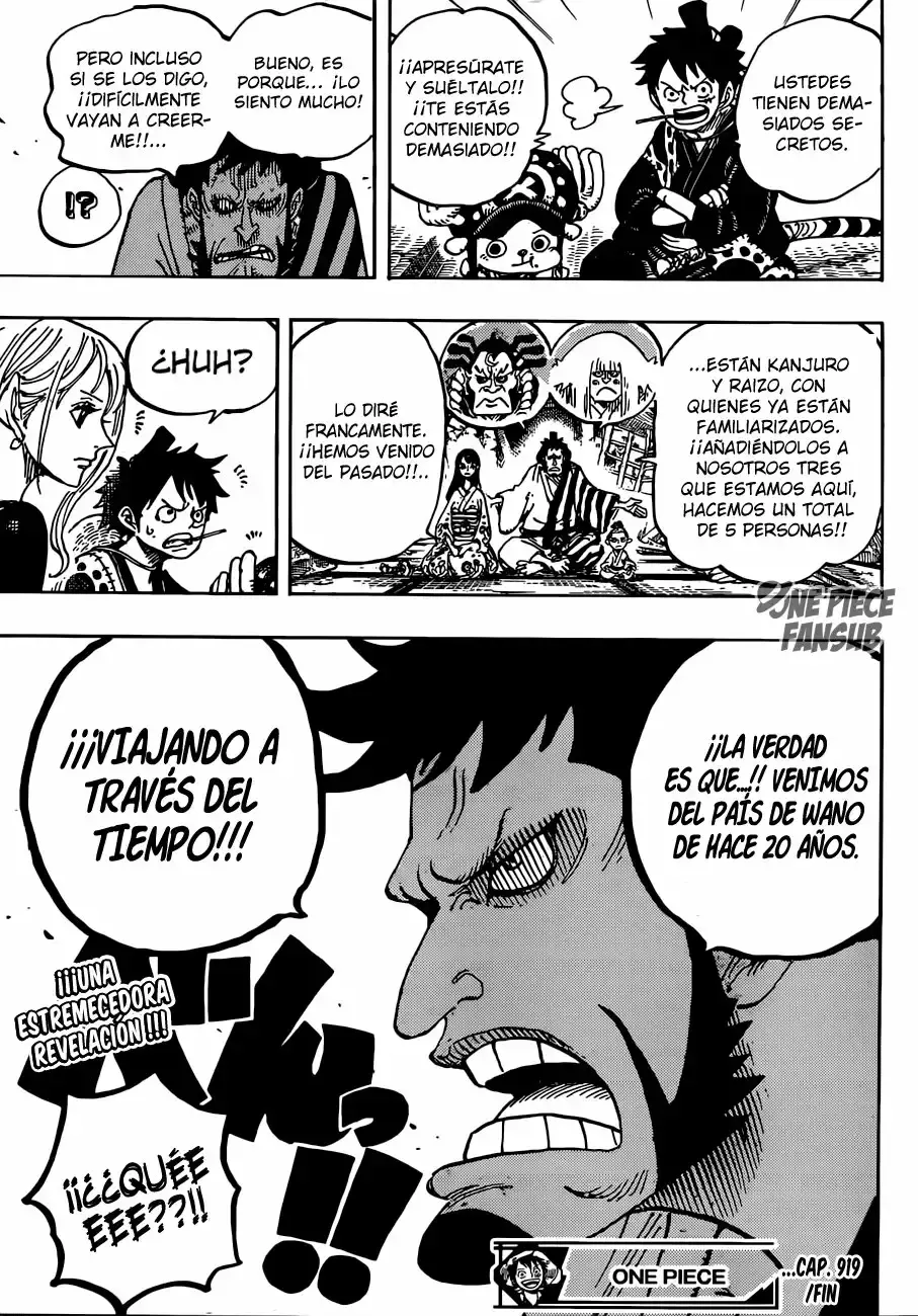 One Piece Capitulo 919: Las ruinas del castillo de Oden página 16