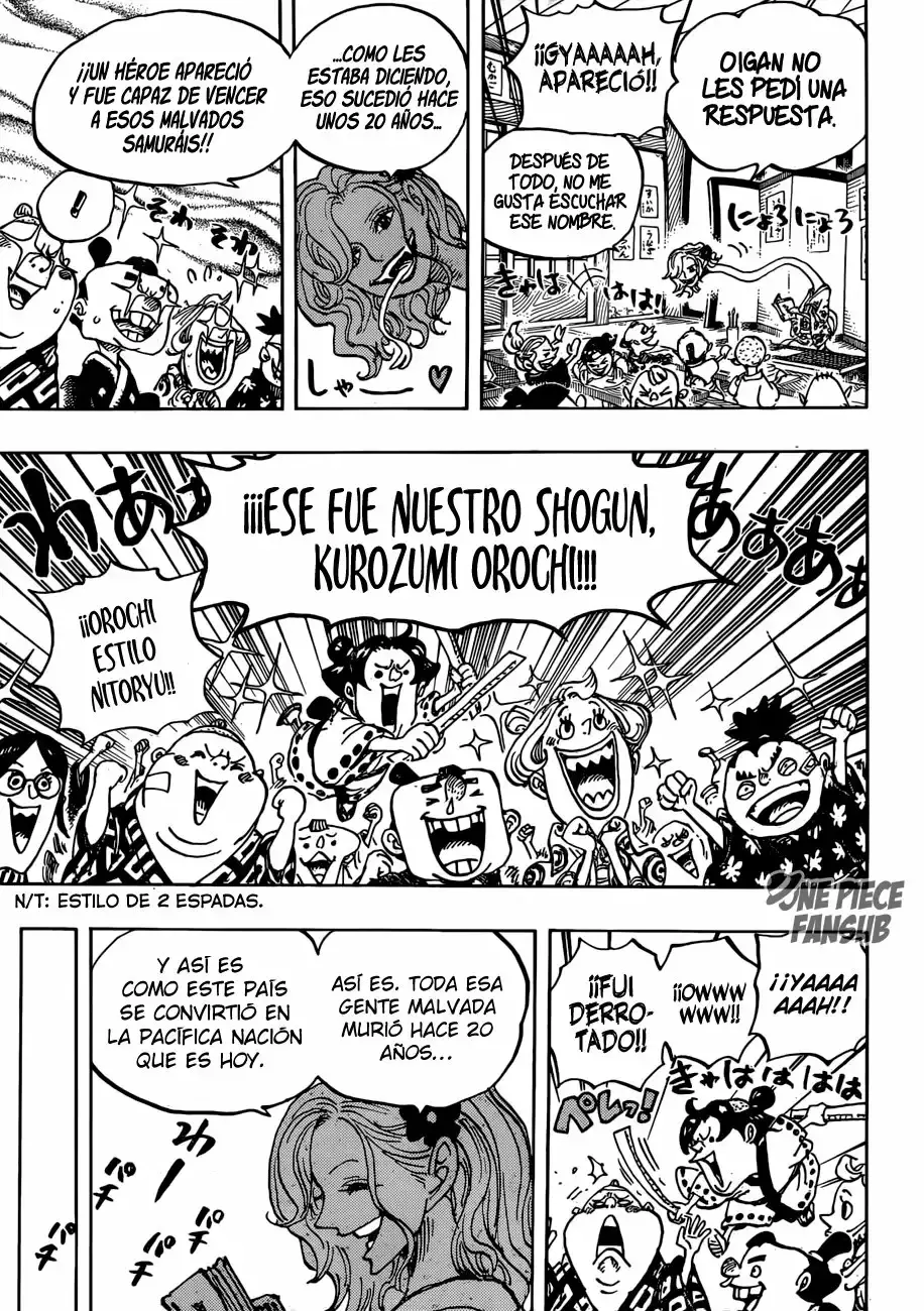 One Piece Capitulo 919: Las ruinas del castillo de Oden página 7