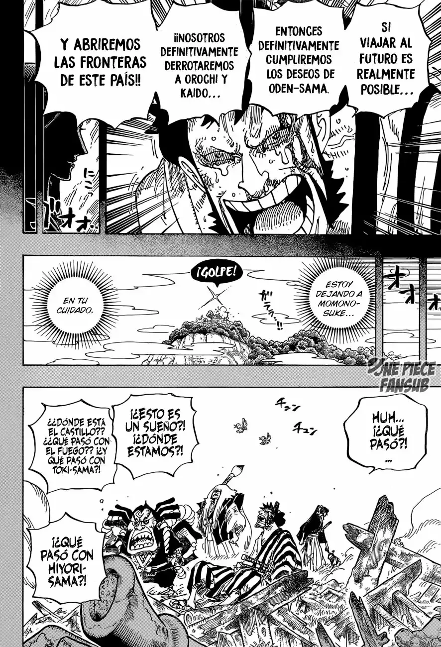 One Piece Capitulo 920: Yo amo a Oden página 10