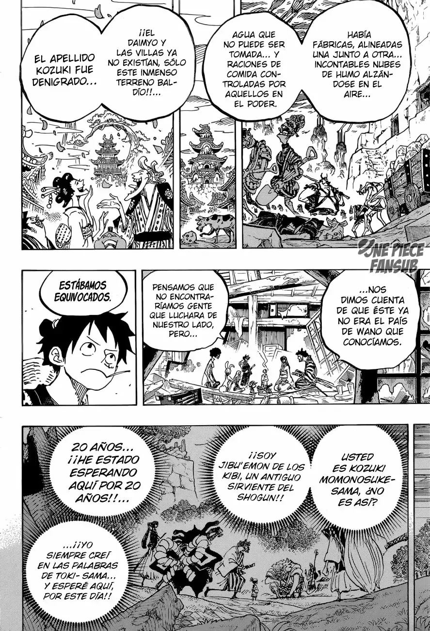 One Piece Capitulo 920: Yo amo a Oden página 12
