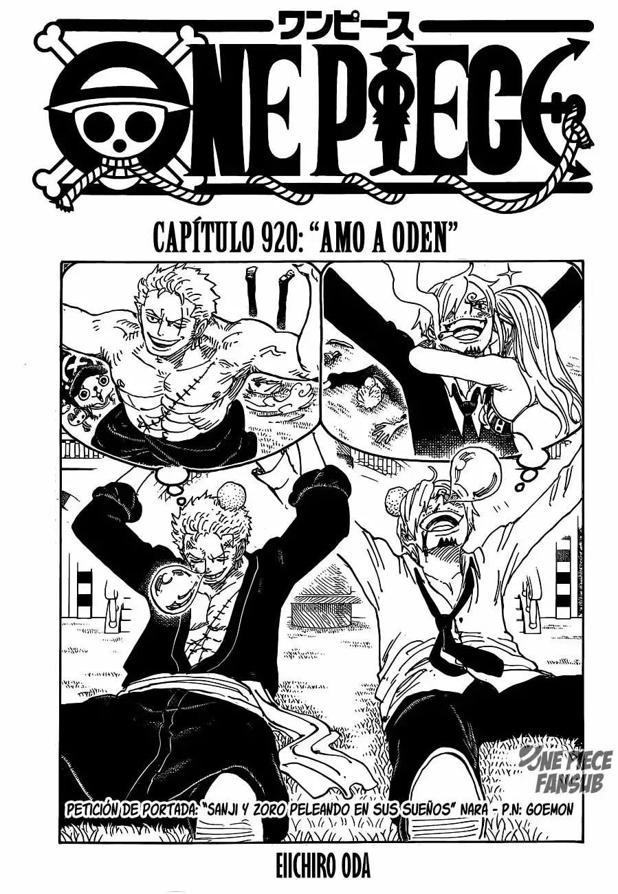 One Piece Capitulo 920: Yo amo a Oden página 2