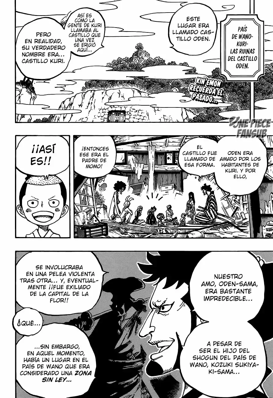 One Piece Capitulo 920: Yo amo a Oden página 3