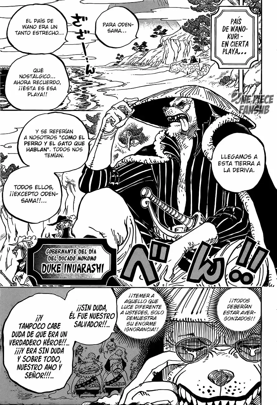 One Piece Capitulo 920: Yo amo a Oden página 6
