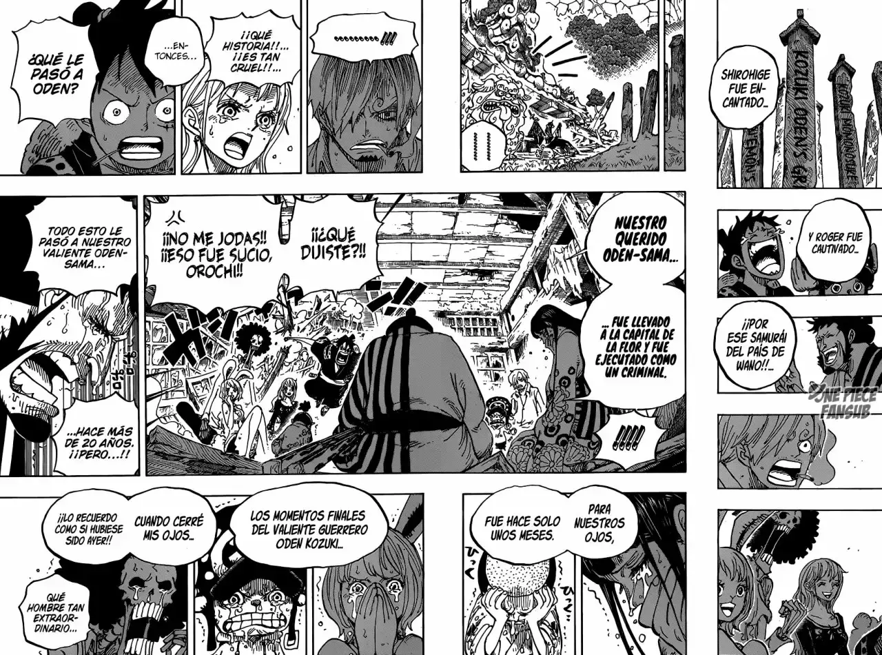 One Piece Capitulo 920: Yo amo a Oden página 7