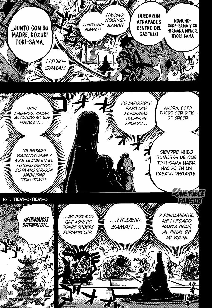 One Piece Capitulo 920: Yo amo a Oden página 9