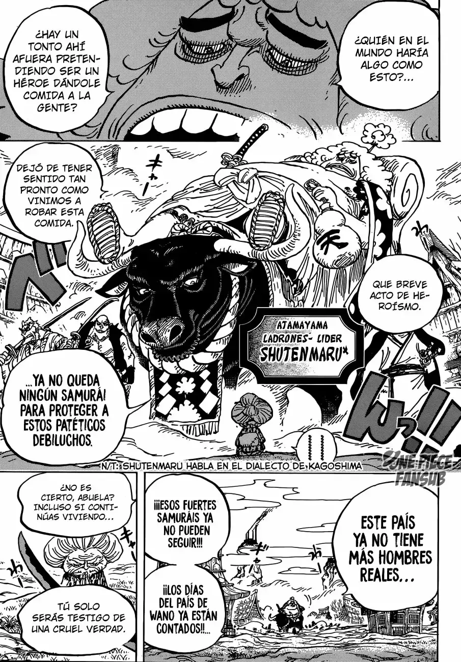 One Piece Capitulo 921: SHUTENMARU página 12
