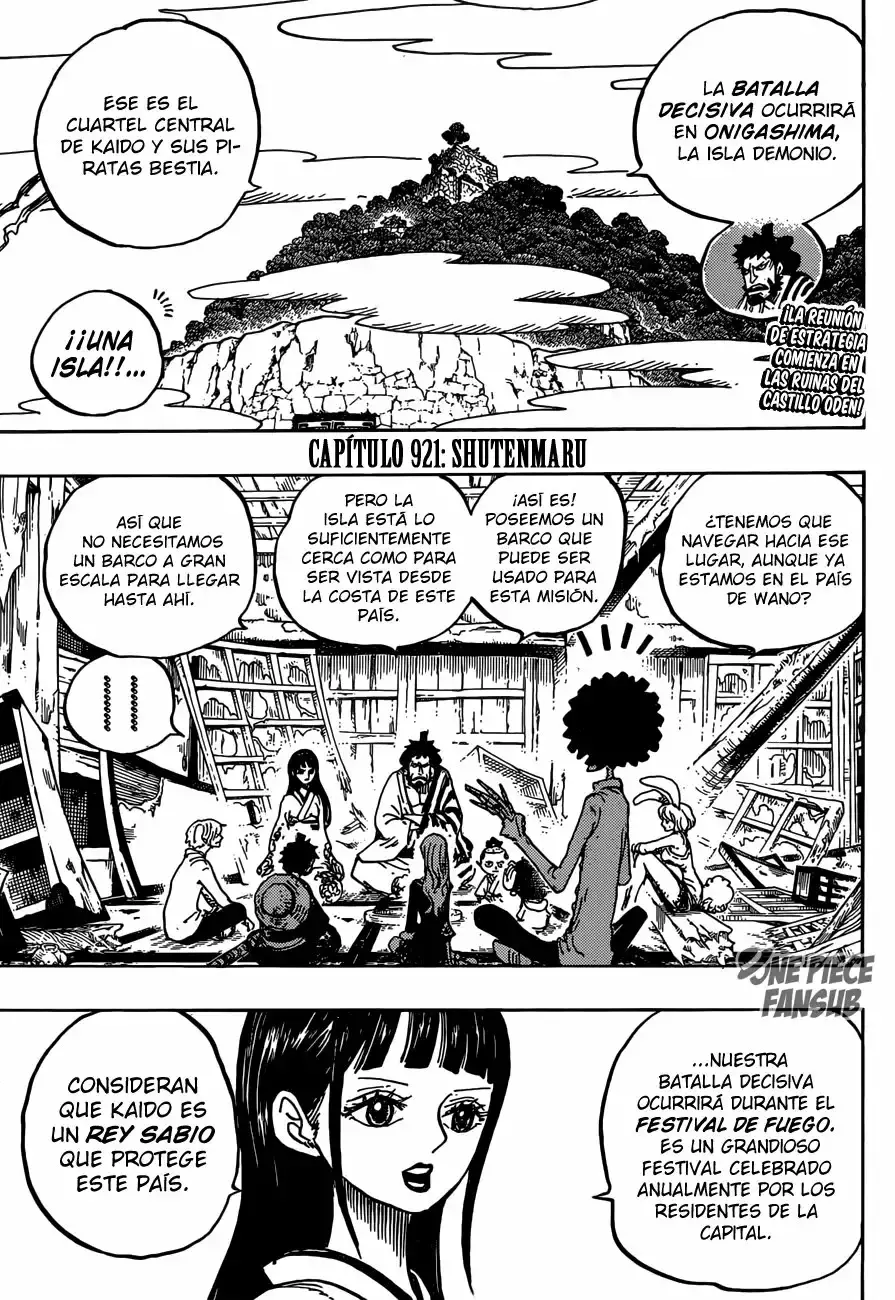 One Piece Capitulo 921: SHUTENMARU página 4