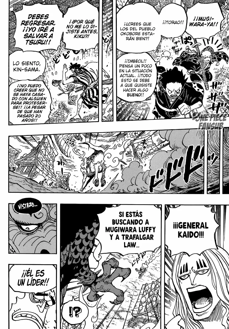One Piece Capitulo 922: Gobernante-General de los piratas bestia: KAIDO página 10