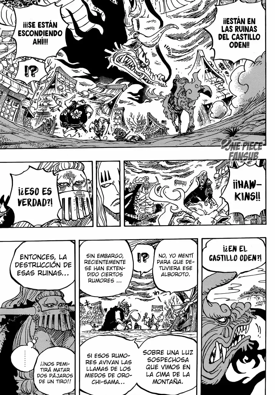 One Piece Capitulo 922: Gobernante-General de los piratas bestia: KAIDO página 11