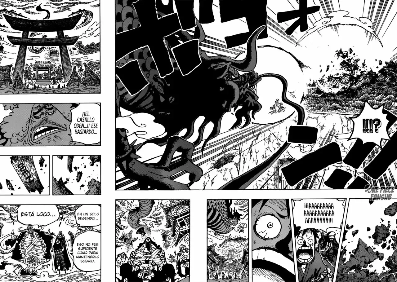 One Piece Capitulo 922: Gobernante-General de los piratas bestia: KAIDO página 14