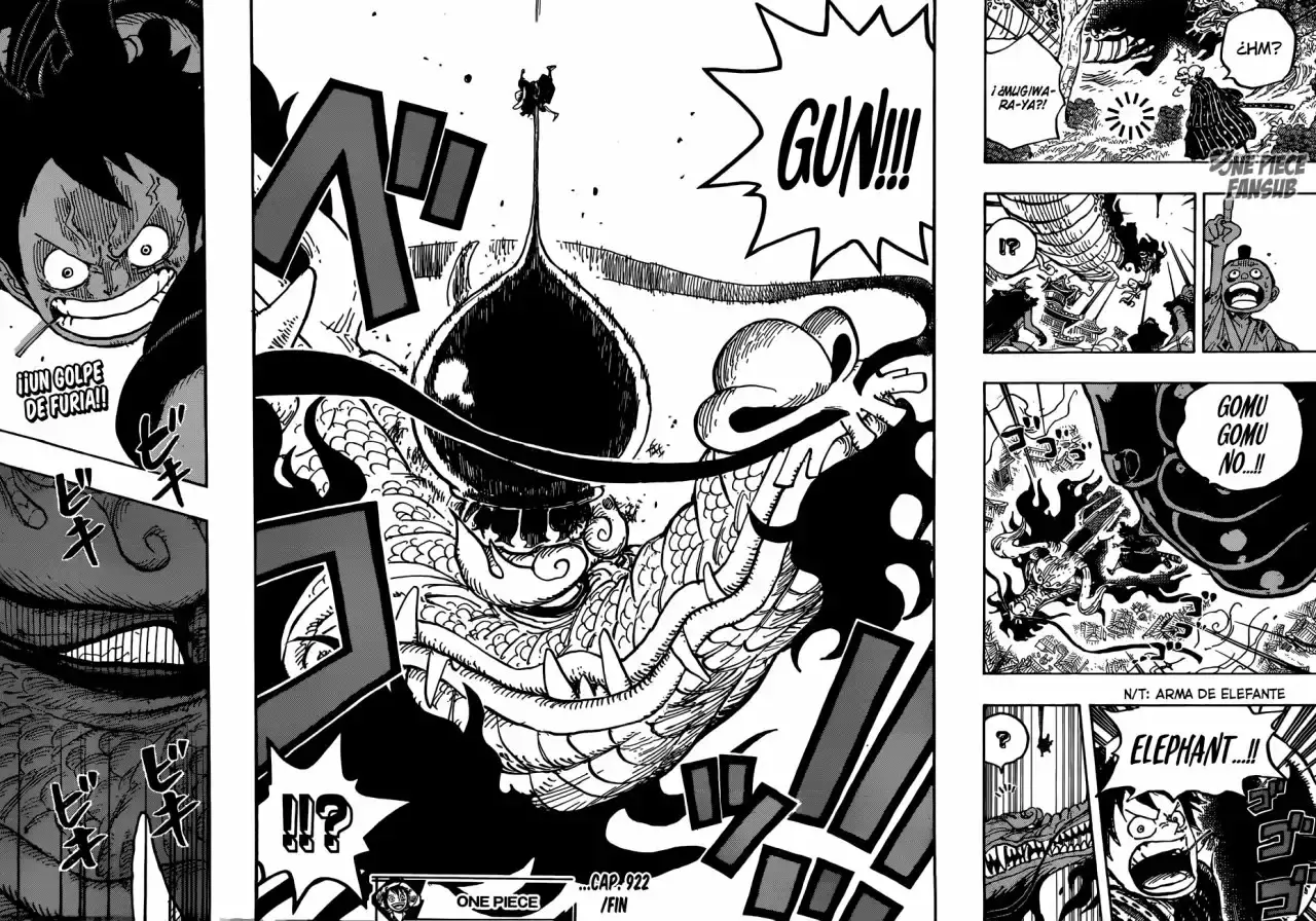 One Piece Capitulo 922: Gobernante-General de los piratas bestia: KAIDO página 15