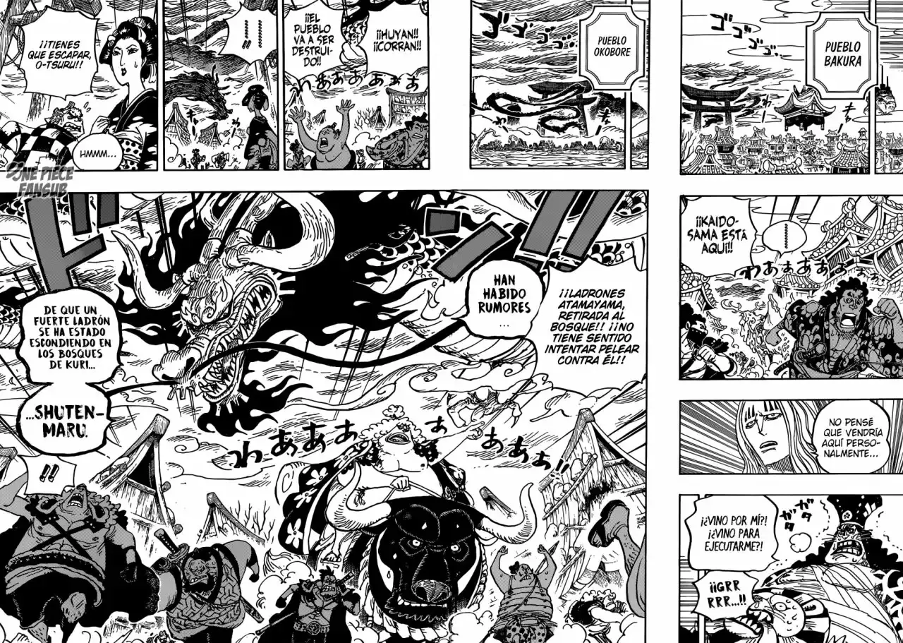 One Piece Capitulo 922: Gobernante-General de los piratas bestia: KAIDO página 7