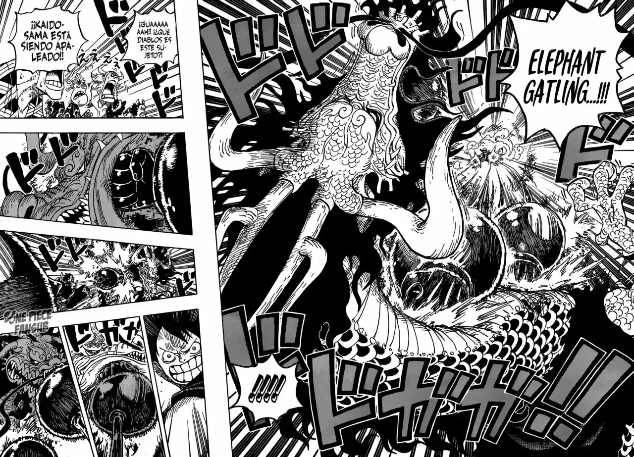 One Piece Capitulo 923: Emperador Kaido vs Luffy página 10