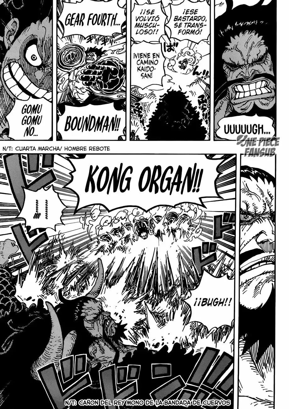 One Piece Capitulo 923: Emperador Kaido vs Luffy página 12