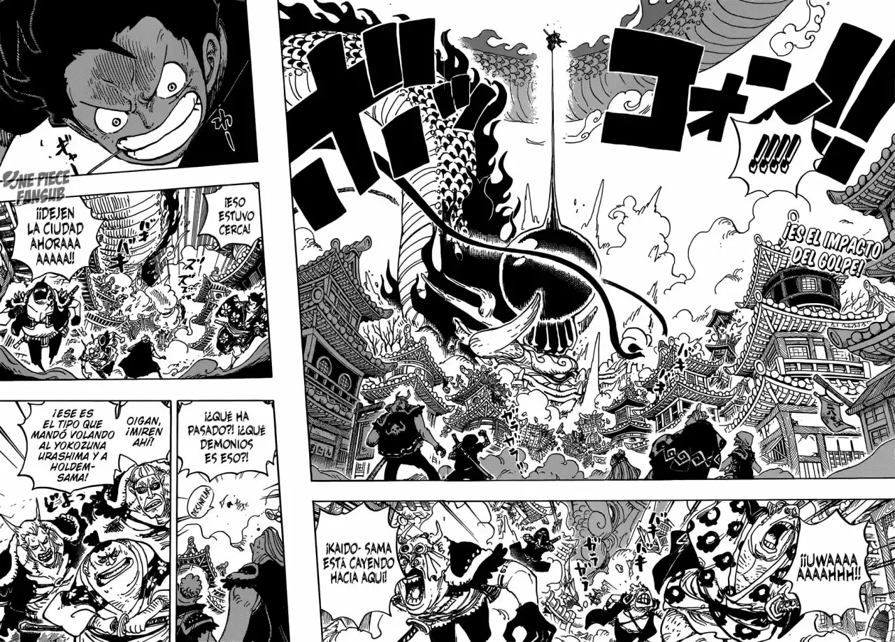 One Piece Capitulo 923: Emperador Kaido vs Luffy página 3