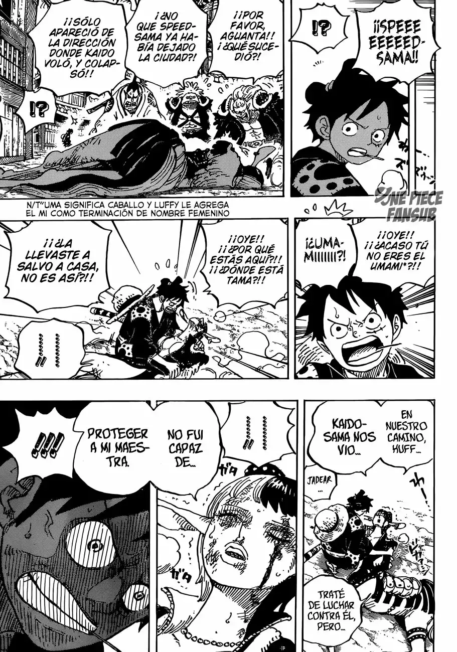 One Piece Capitulo 923: Emperador Kaido vs Luffy página 5