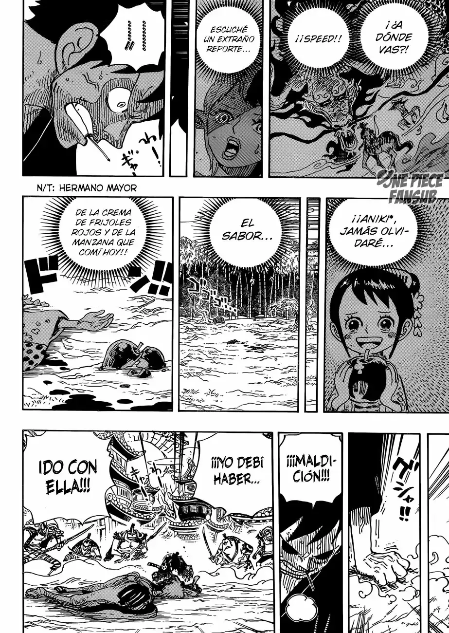 One Piece Capitulo 923: Emperador Kaido vs Luffy página 6