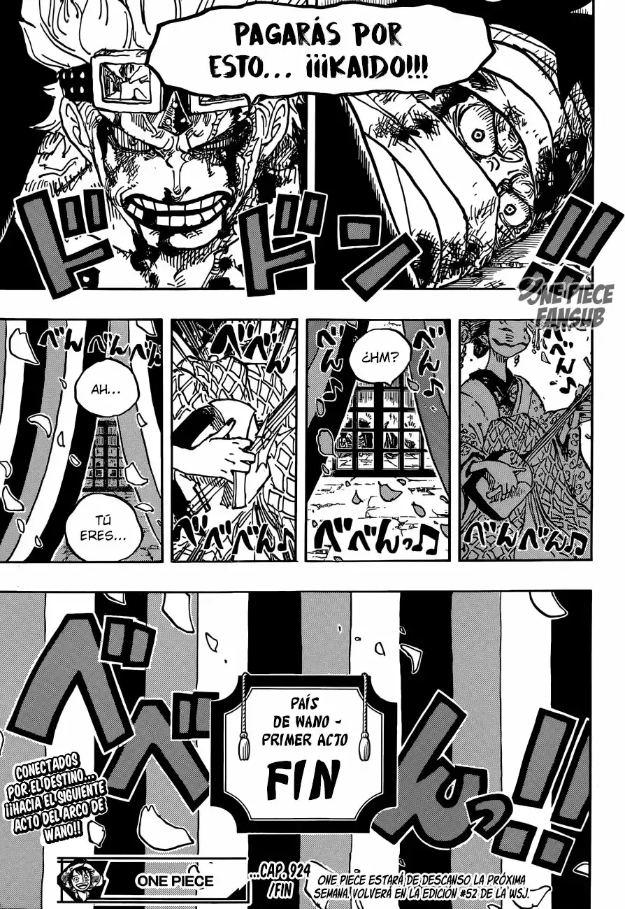 One Piece Capitulo 924: "Ha" página 16