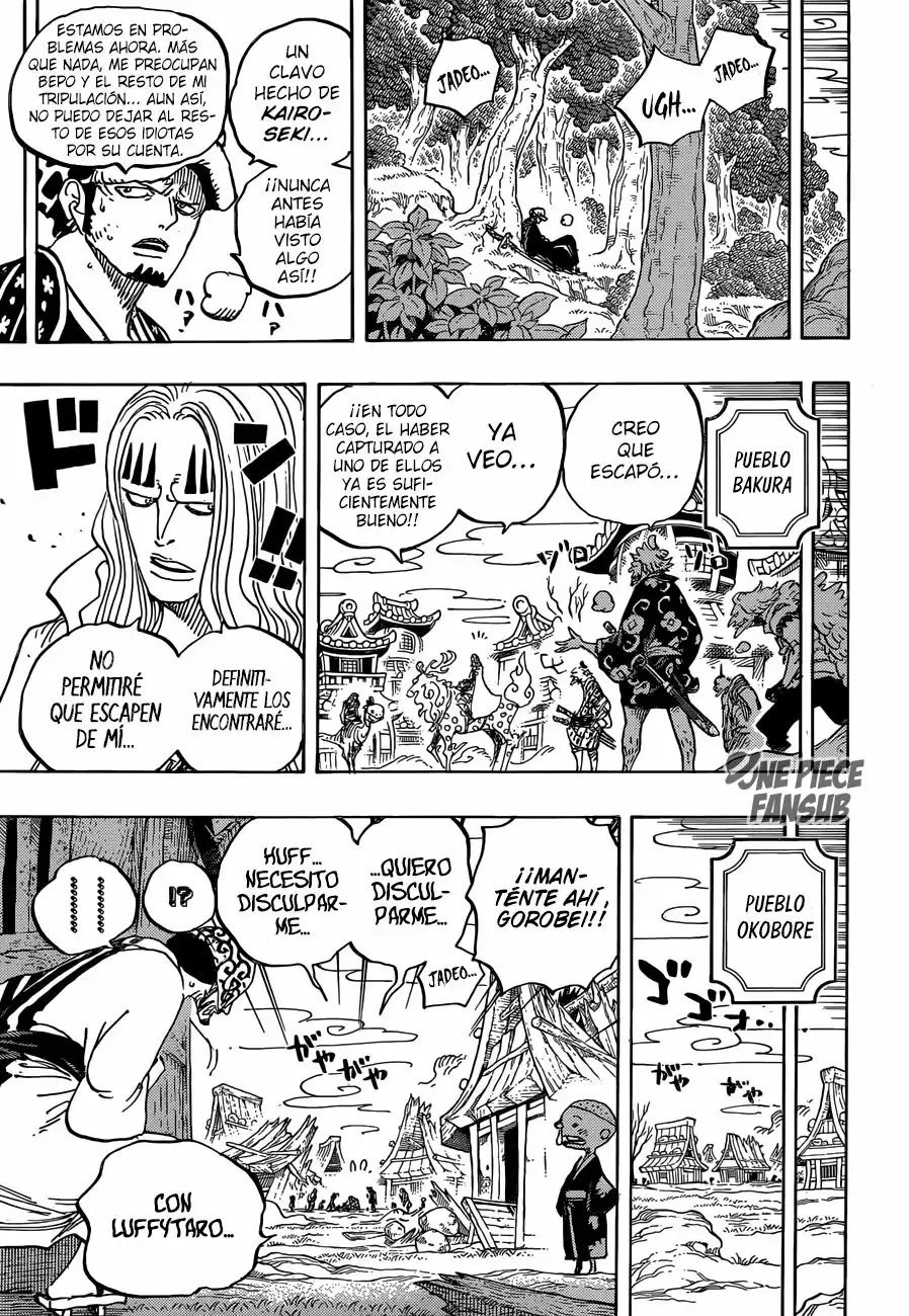 One Piece Capitulo 924: "Ha" página 8