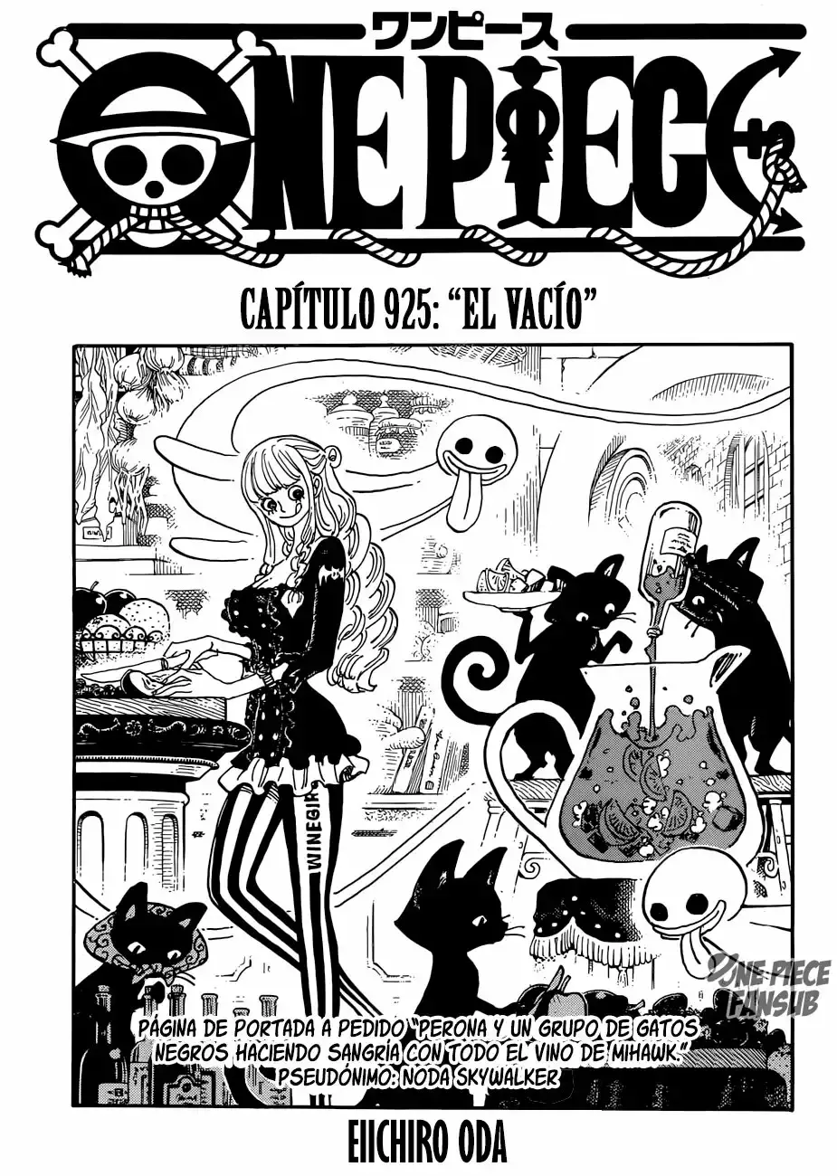 One Piece Capitulo 925: Vacio página 2