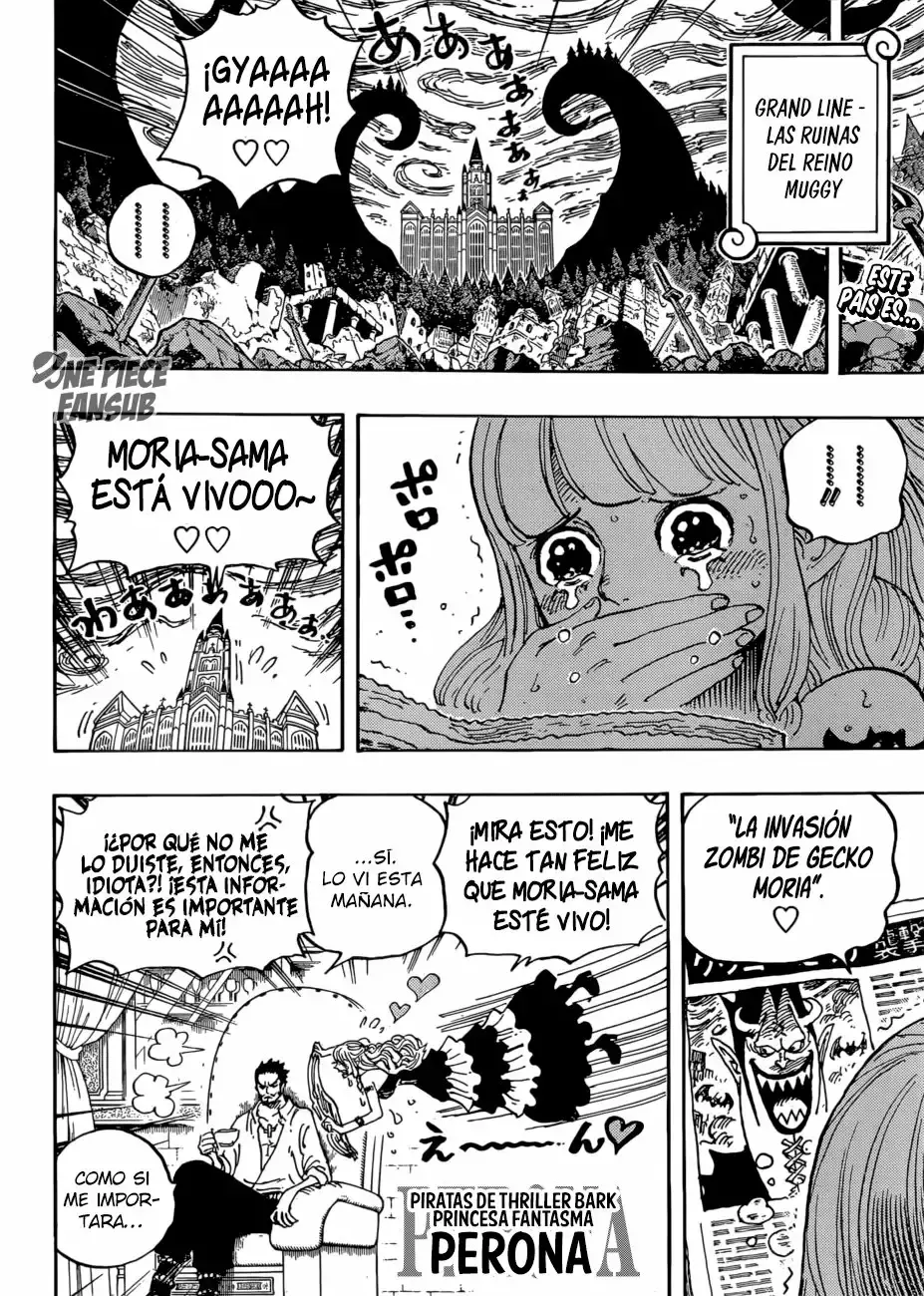 One Piece Capitulo 925: Vacio página 3