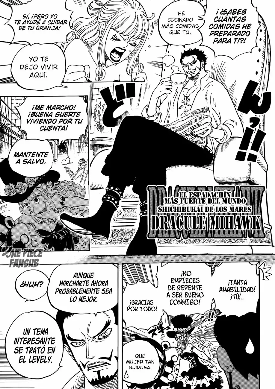 One Piece Capitulo 925: Vacio página 4