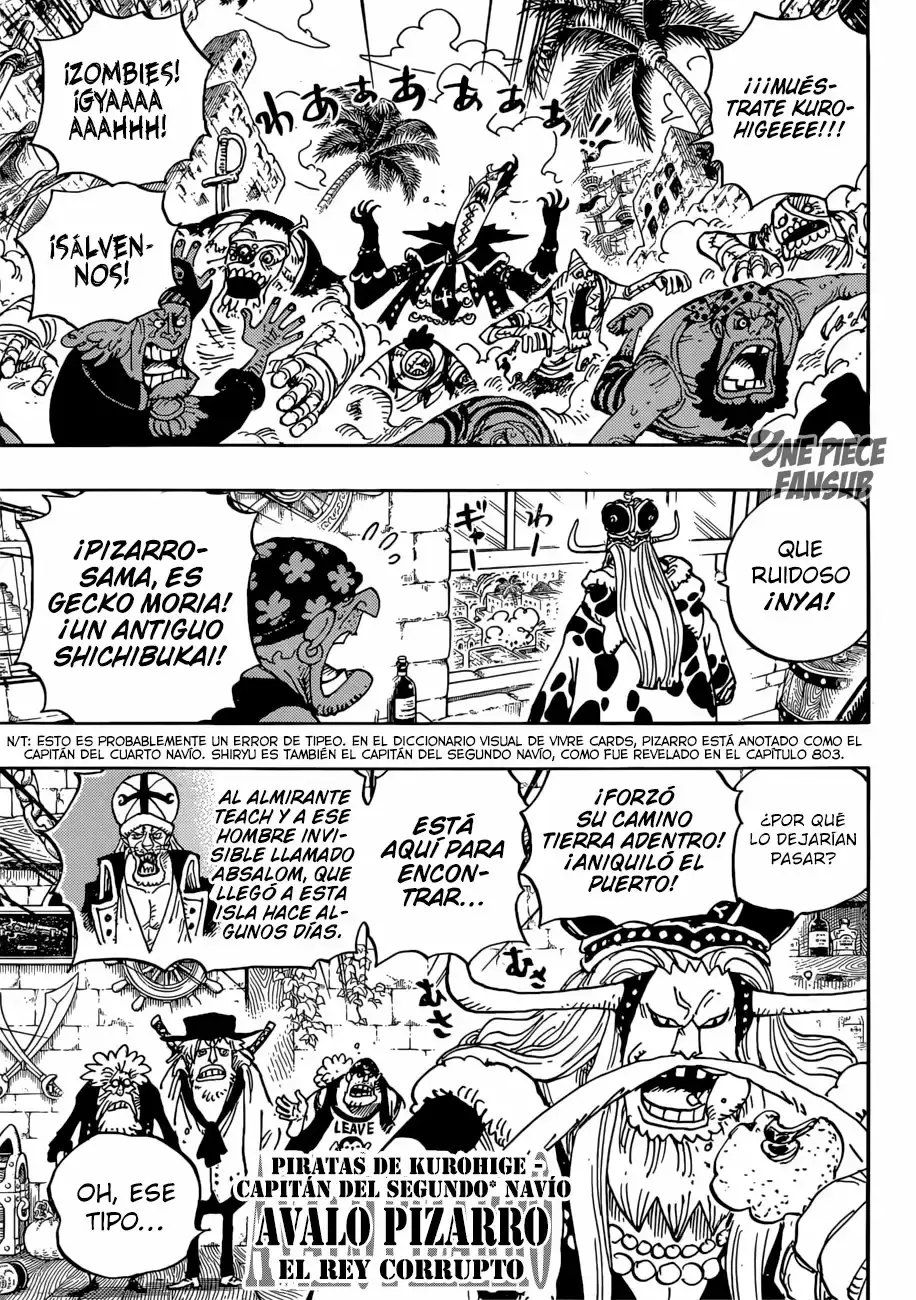 One Piece Capitulo 925: Vacio página 6