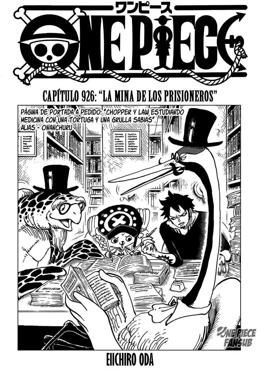 One Piece Capitulo 926: La mina de prisioneros página 2