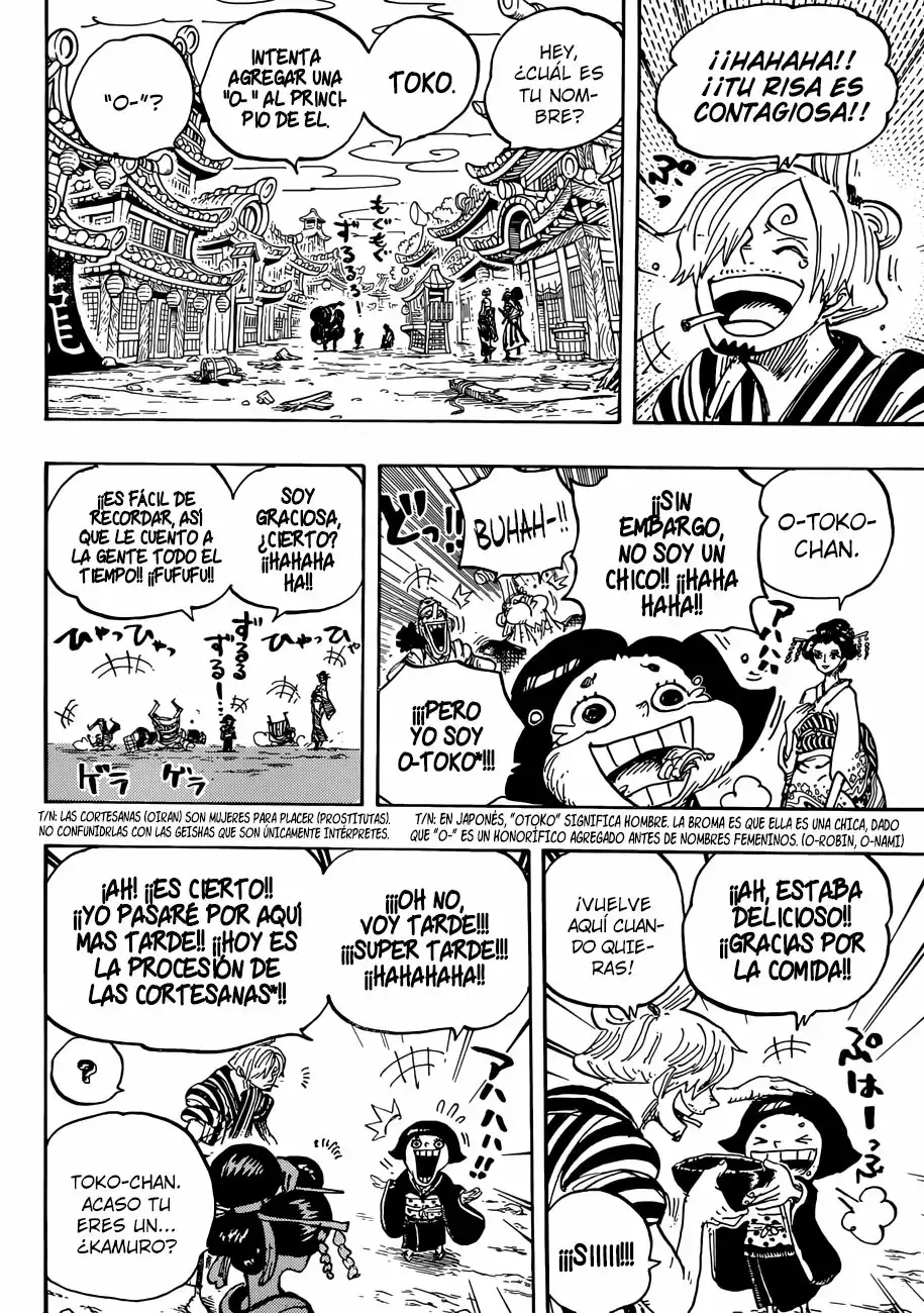 One Piece Capitulo 927: O-toko la Kamuru. página 11