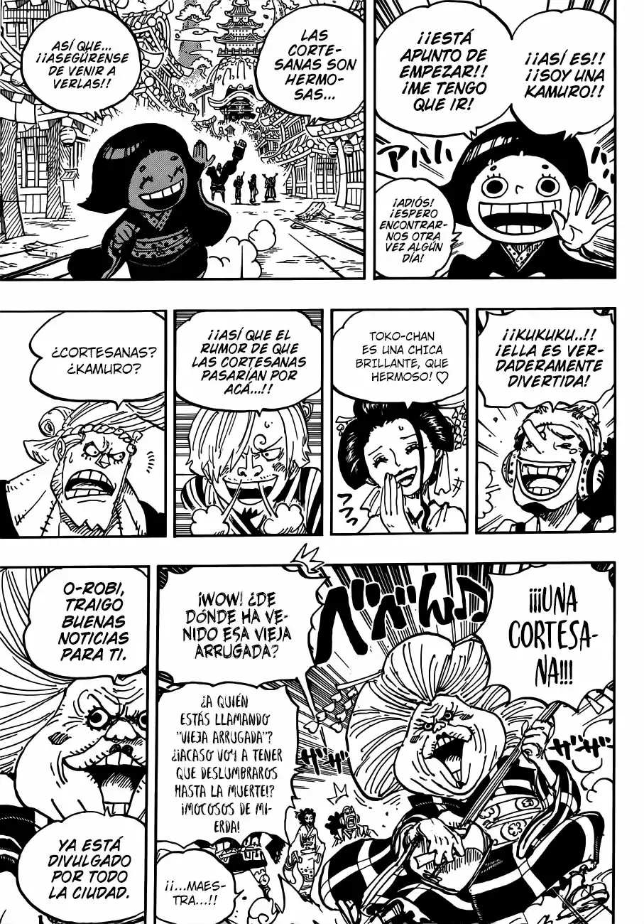 One Piece Capitulo 927: O-toko la Kamuru. página 12