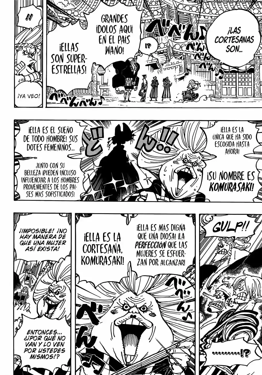 One Piece Capitulo 927: O-toko la Kamuru. página 13