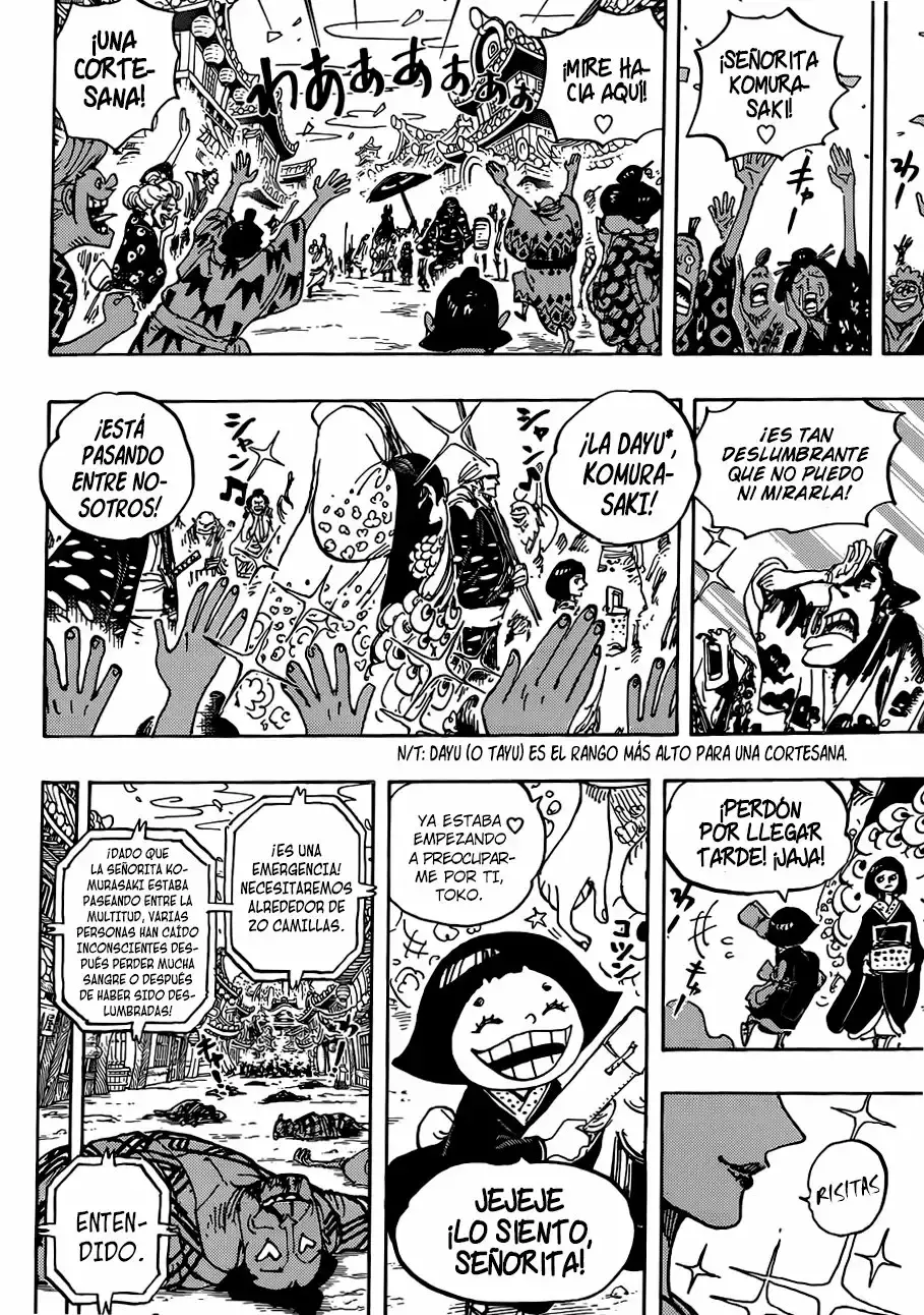 One Piece Capitulo 927: O-toko la Kamuru. página 15