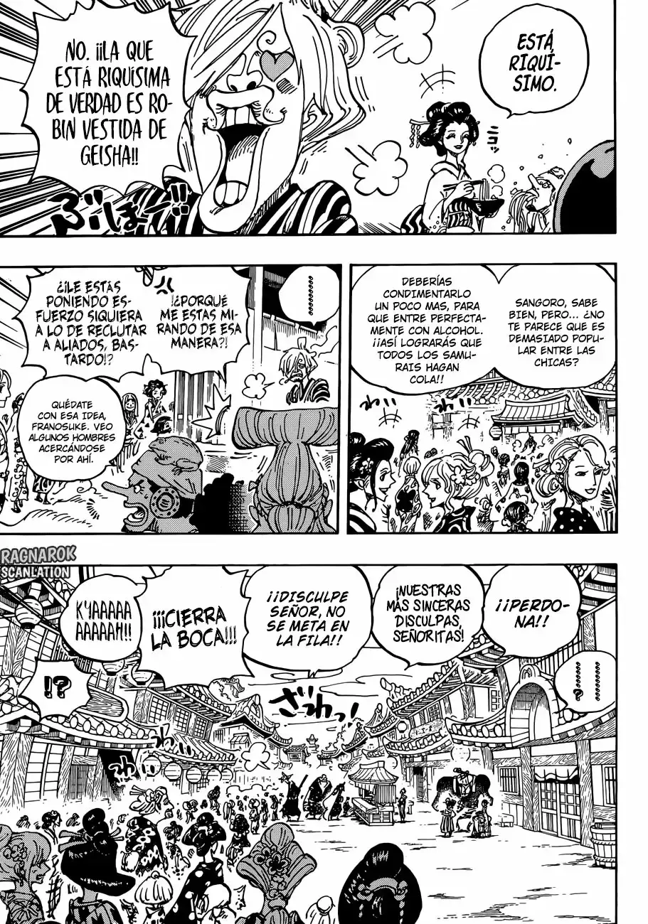 One Piece Capitulo 927: O-toko la Kamuru. página 4