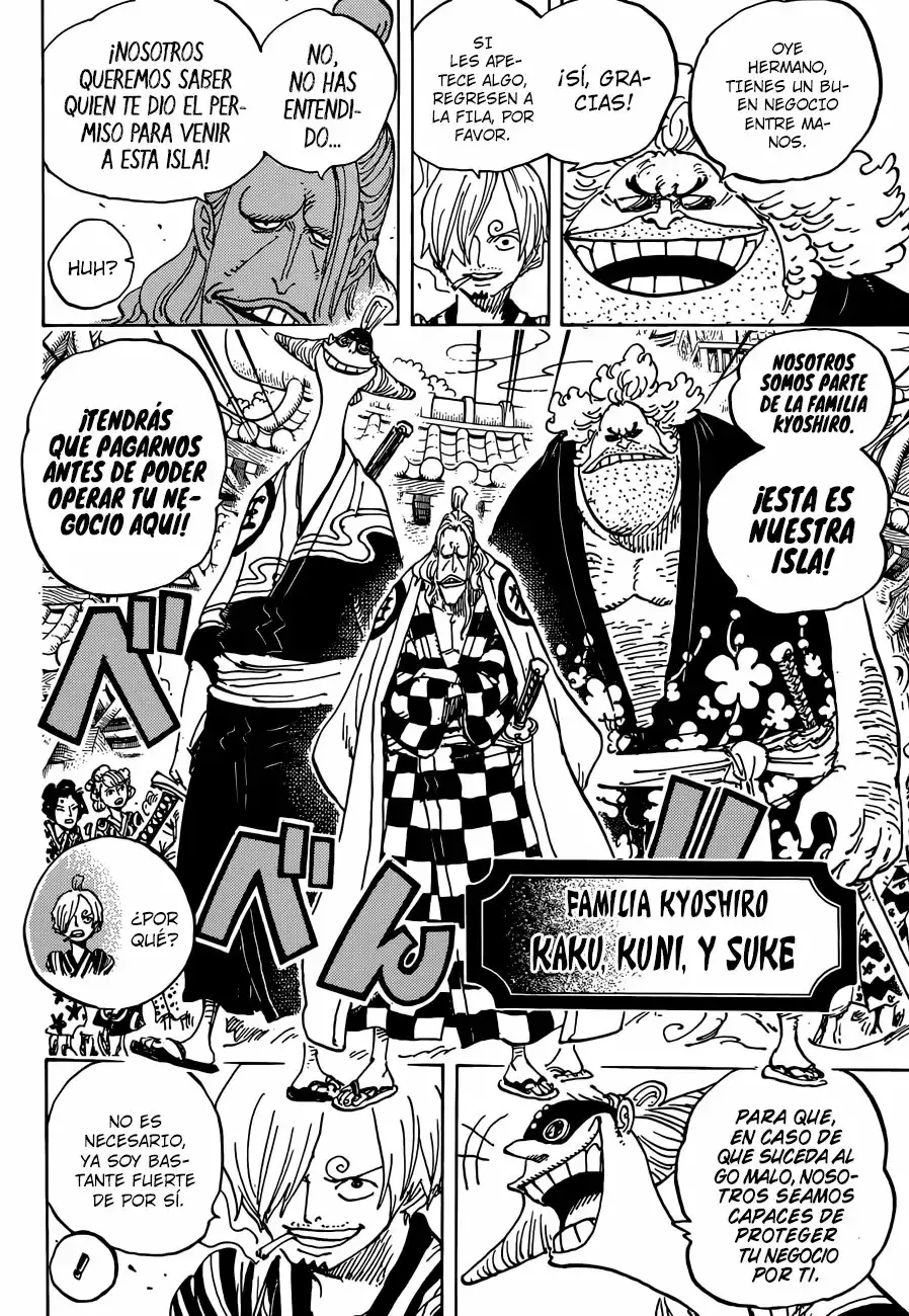 One Piece Capitulo 927: O-toko la Kamuru. página 5