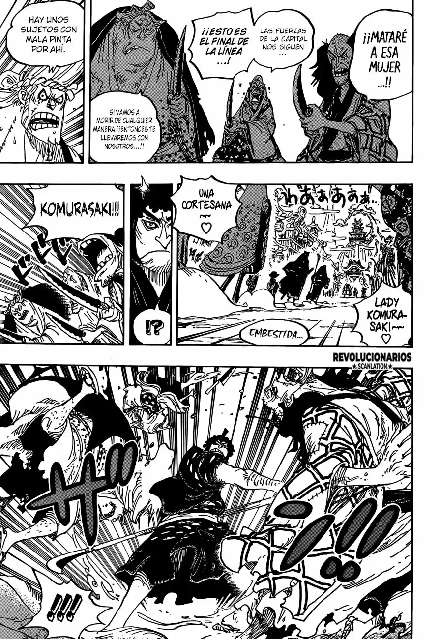 One Piece Capitulo 928: La Cortesana Komurasaki entra en escena página 10