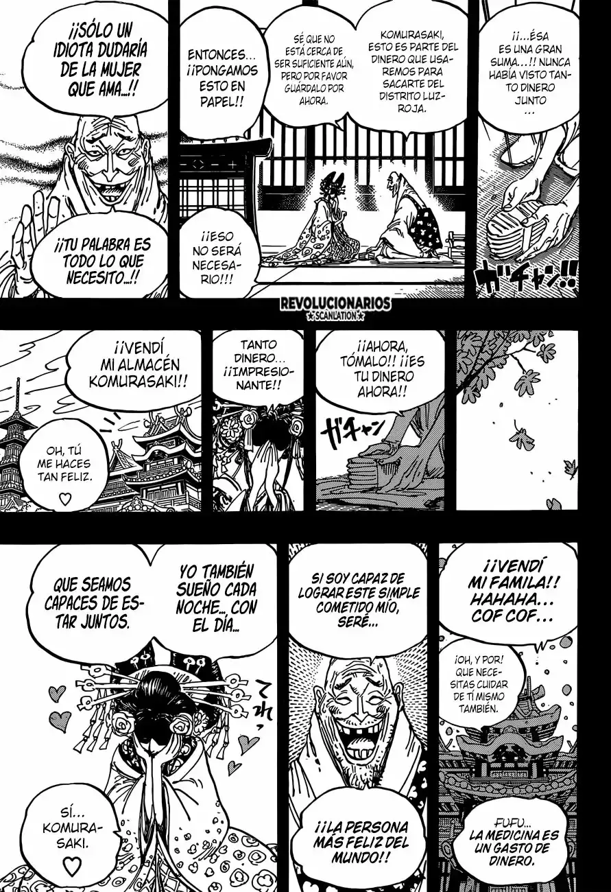 One Piece Capitulo 928: La Cortesana Komurasaki entra en escena página 12
