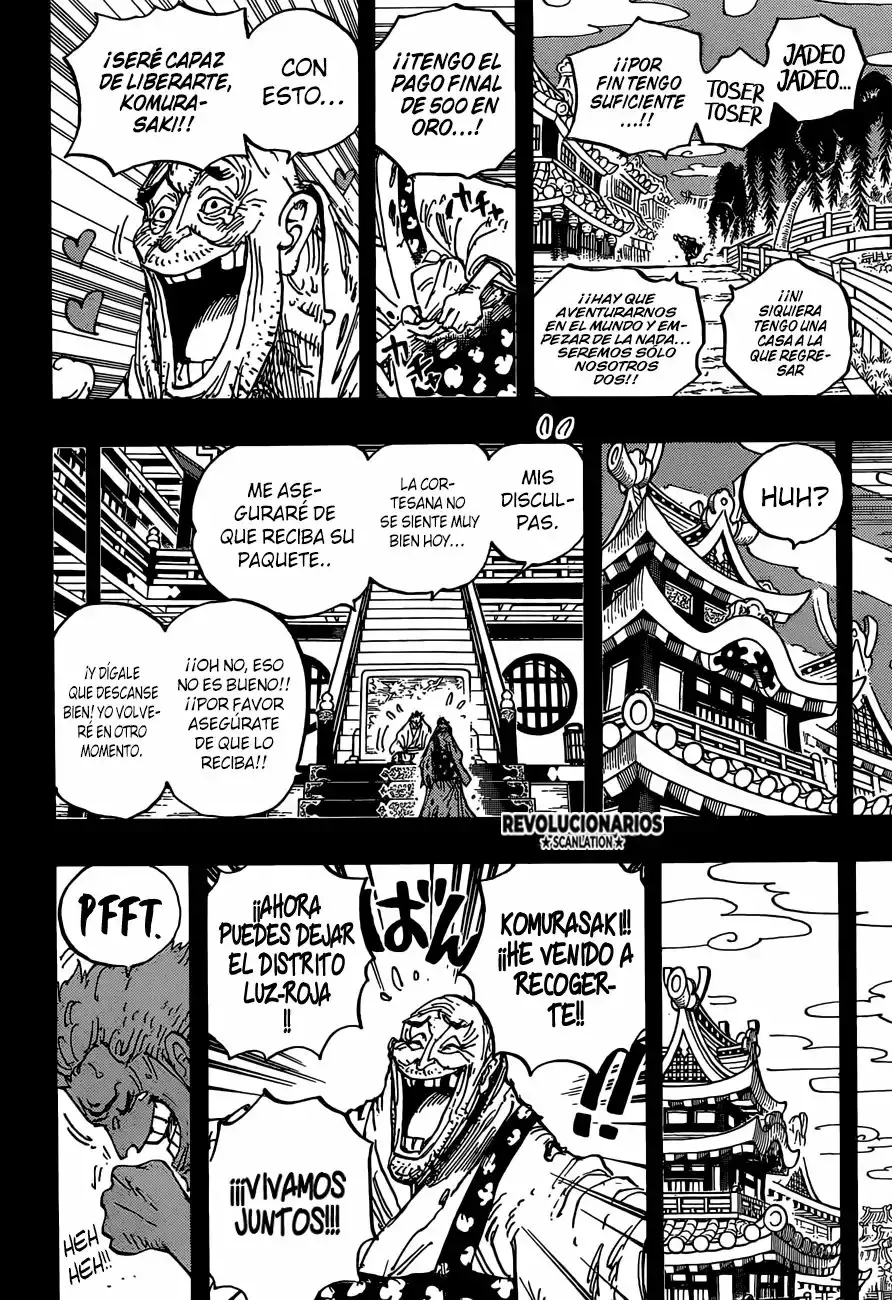One Piece Capitulo 928: La Cortesana Komurasaki entra en escena página 13