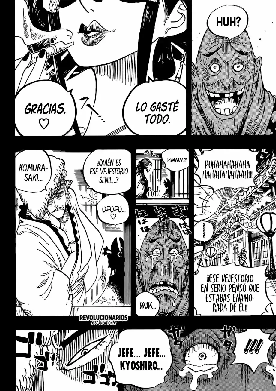 One Piece Capitulo 928: La Cortesana Komurasaki entra en escena página 15