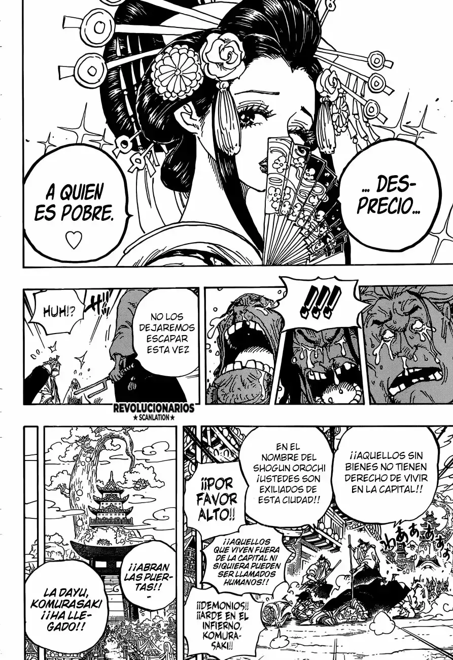 One Piece Capitulo 928: La Cortesana Komurasaki entra en escena página 18